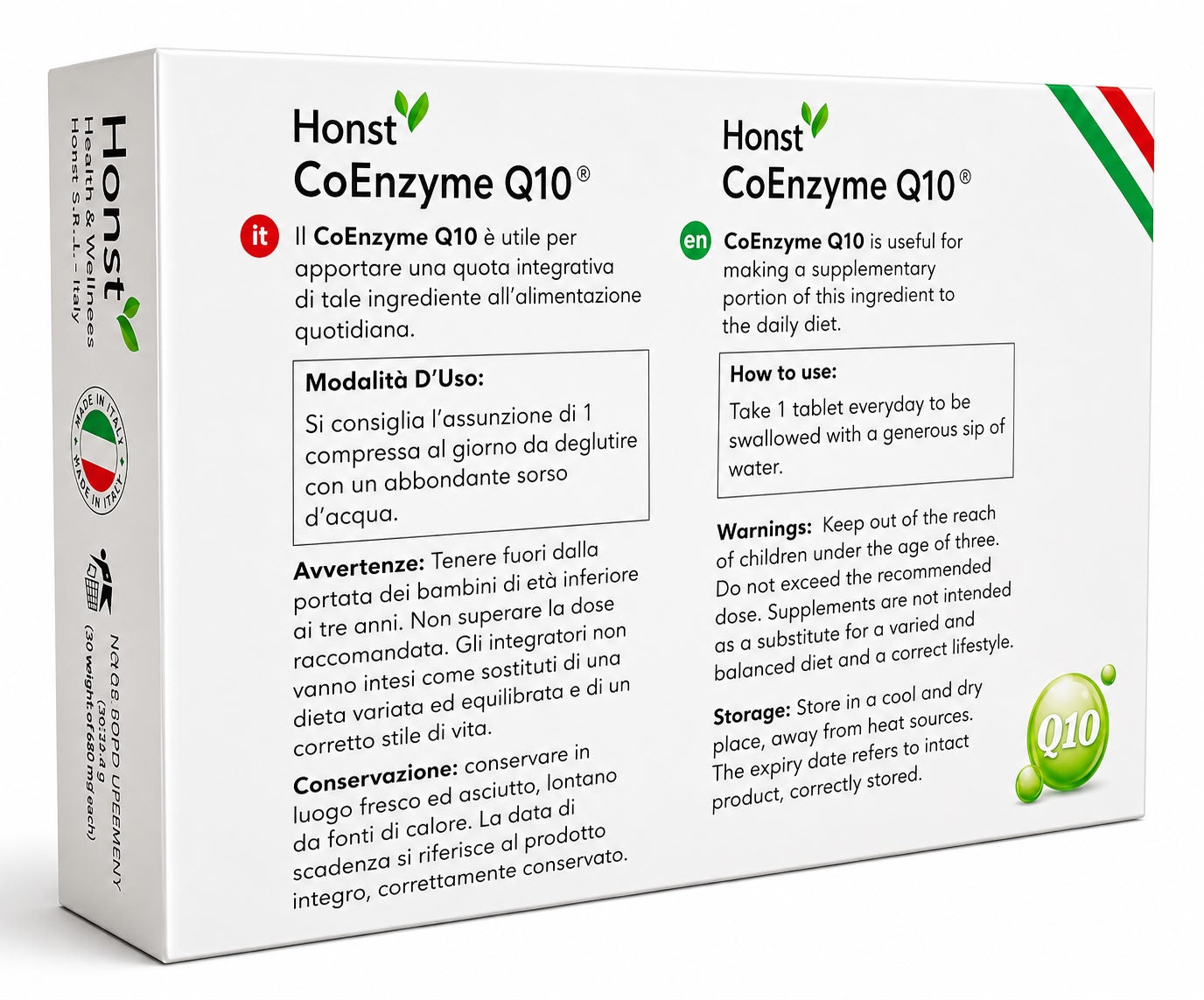 CoEnzyme Q10, Supports Energy production | 30 tab