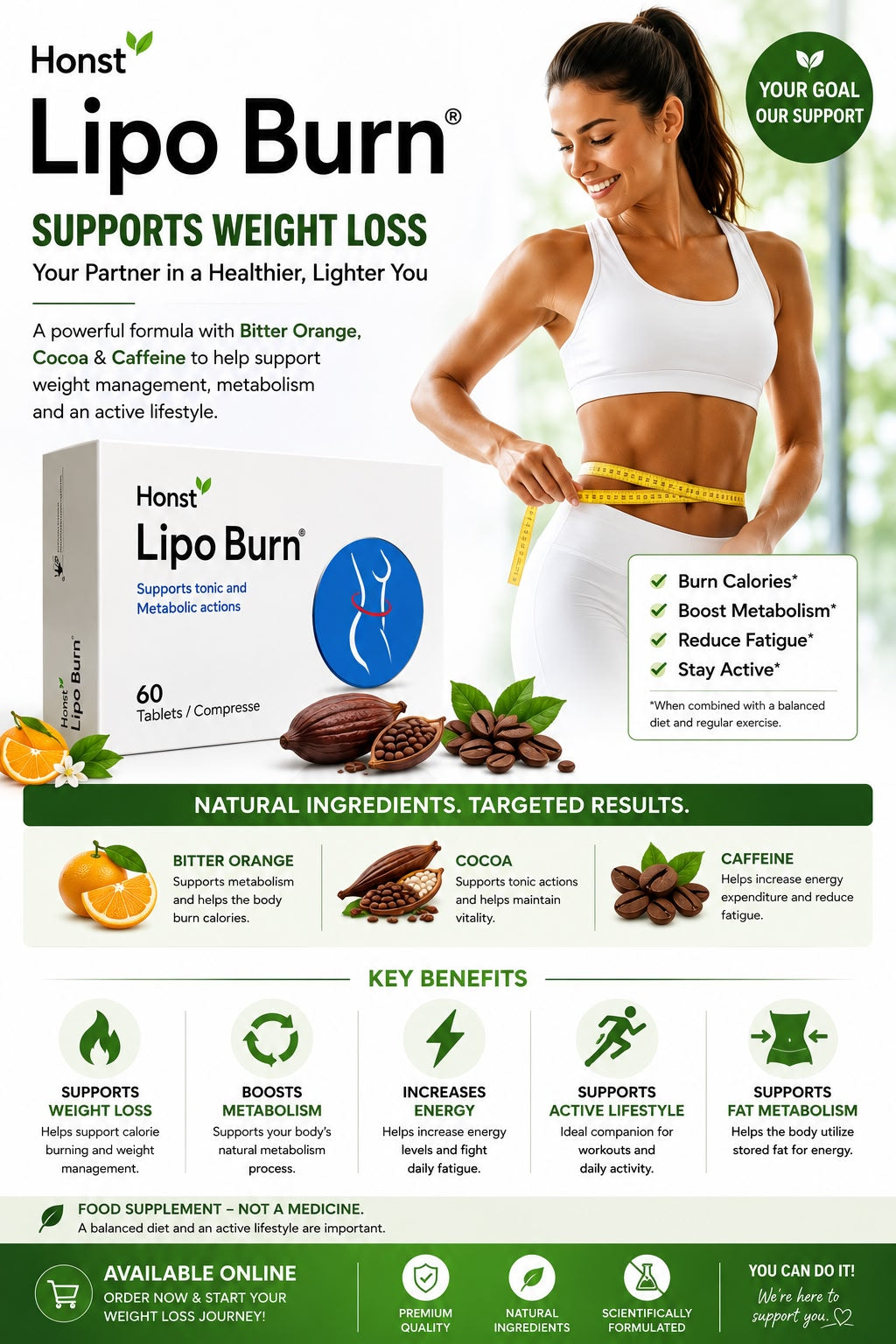 Lipo Burn, Metabolism support | 60 tab