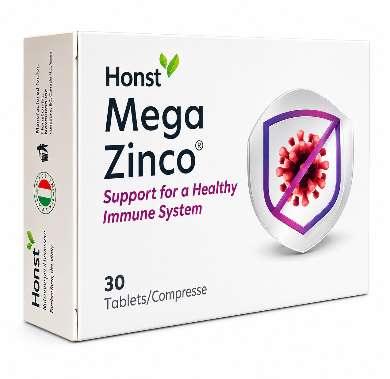 Mega Zinco, Skin, immunity & hormonal balance support | 30 tab