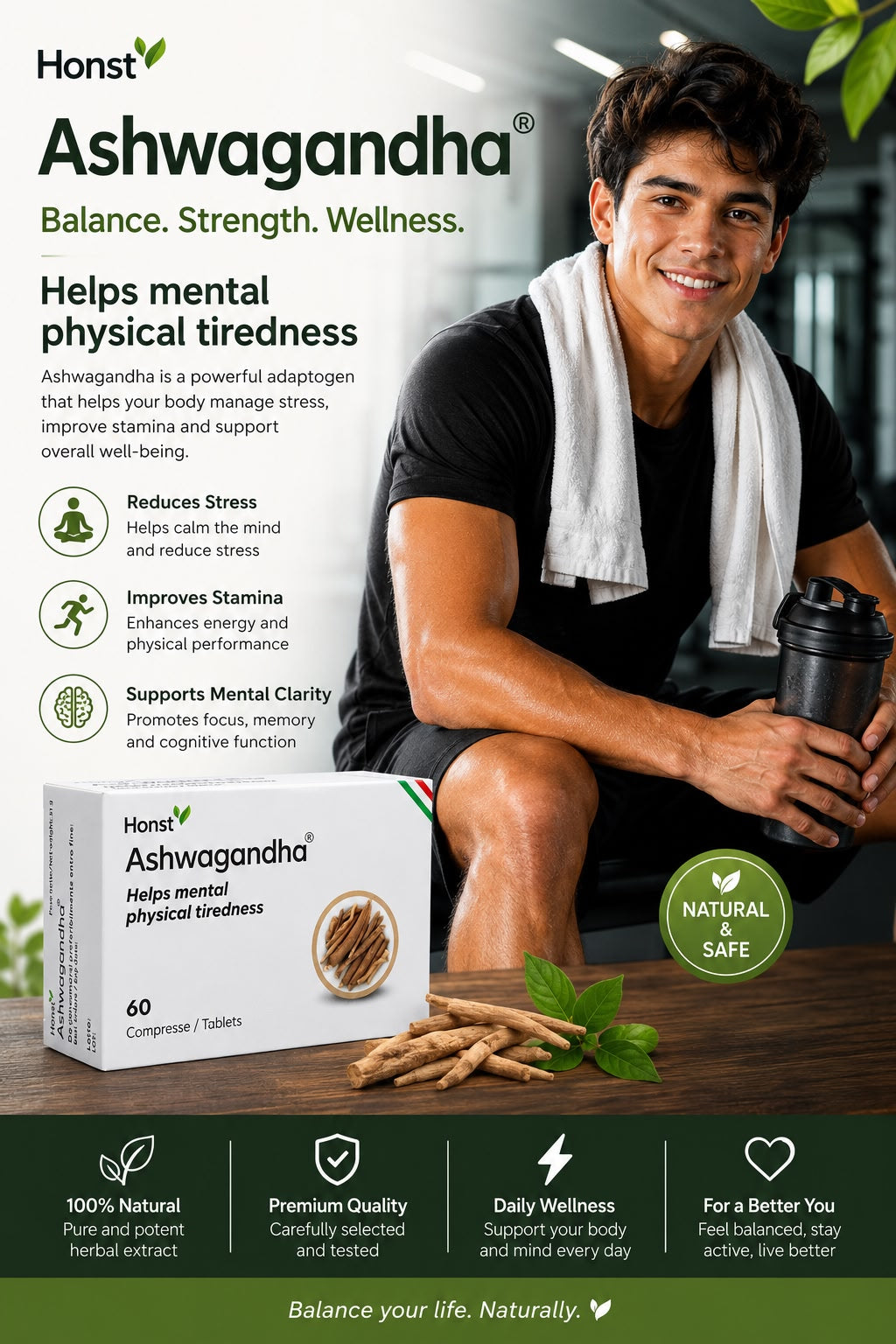 Ashwagandha, Stress Support | 60 tab