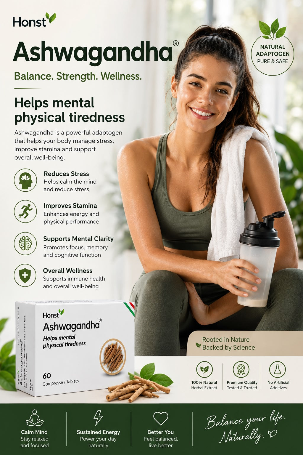Ashwagandha, Stress Support | 60 tab