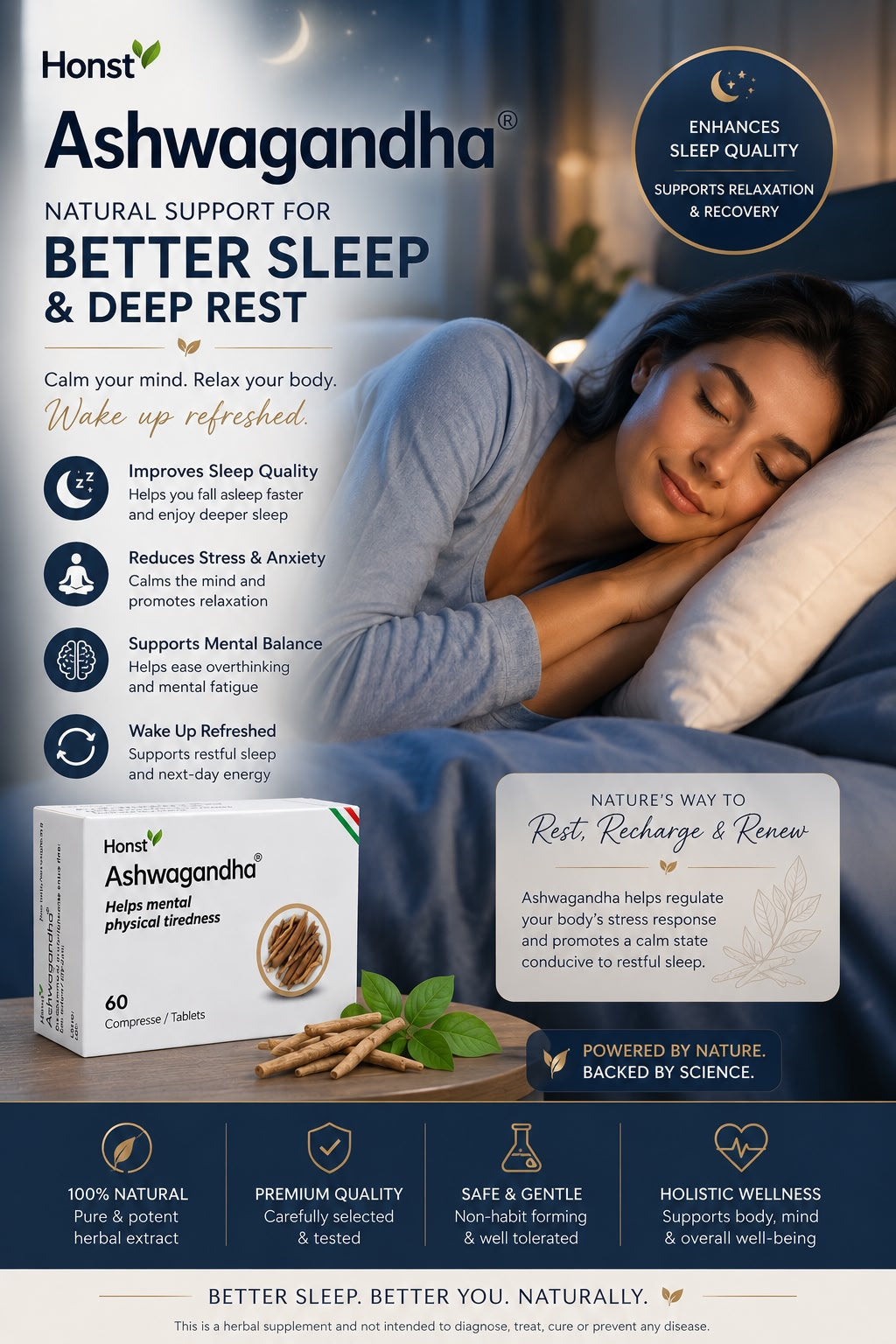 Ashwagandha, Stress Support | 60 tab