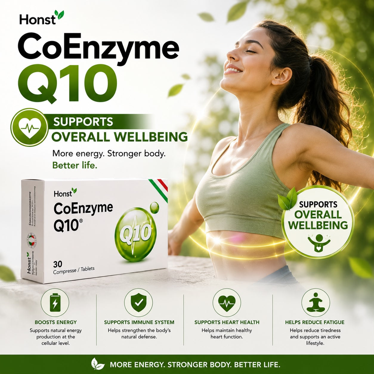 CoEnzyme Q10, Supports Energy production | 30 tab