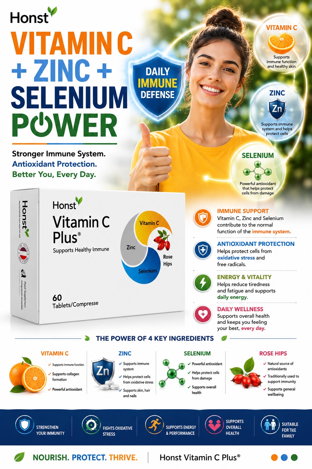 Vitamin C Plus, Immunity support | 60 tab