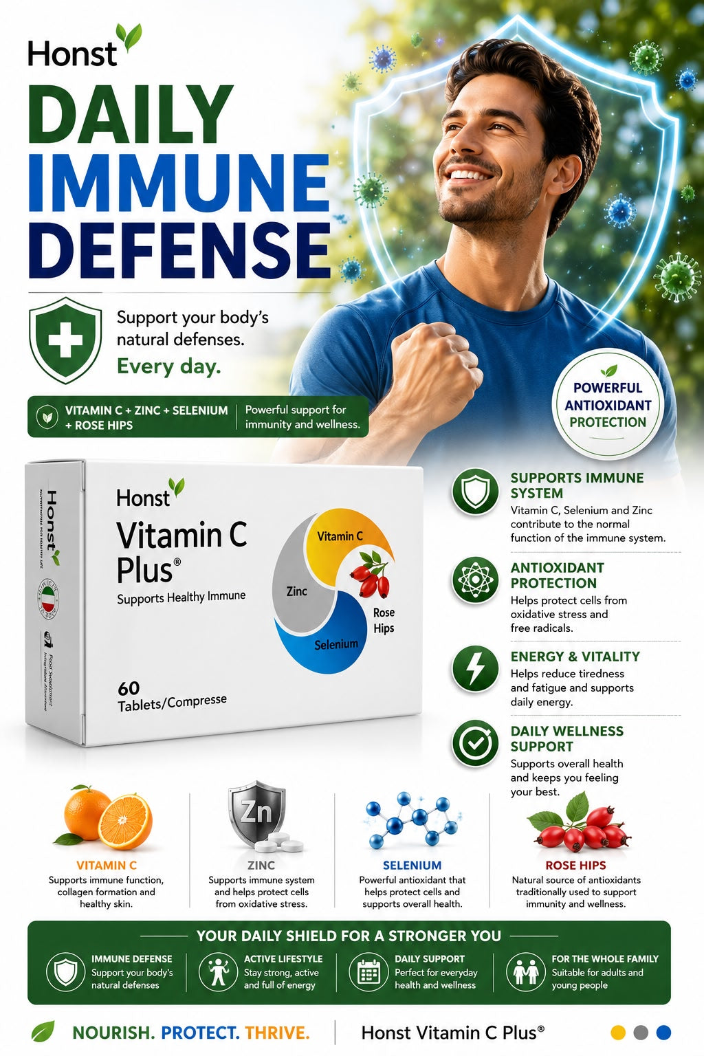 Vitamin C Plus, Immunity support | 60 tab