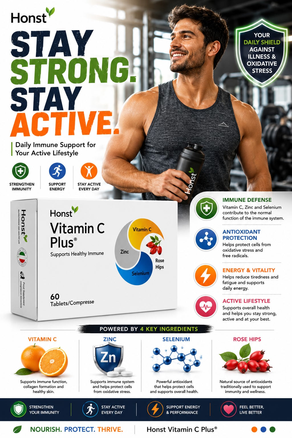 Vitamin C Plus, Immunity support | 60 tab