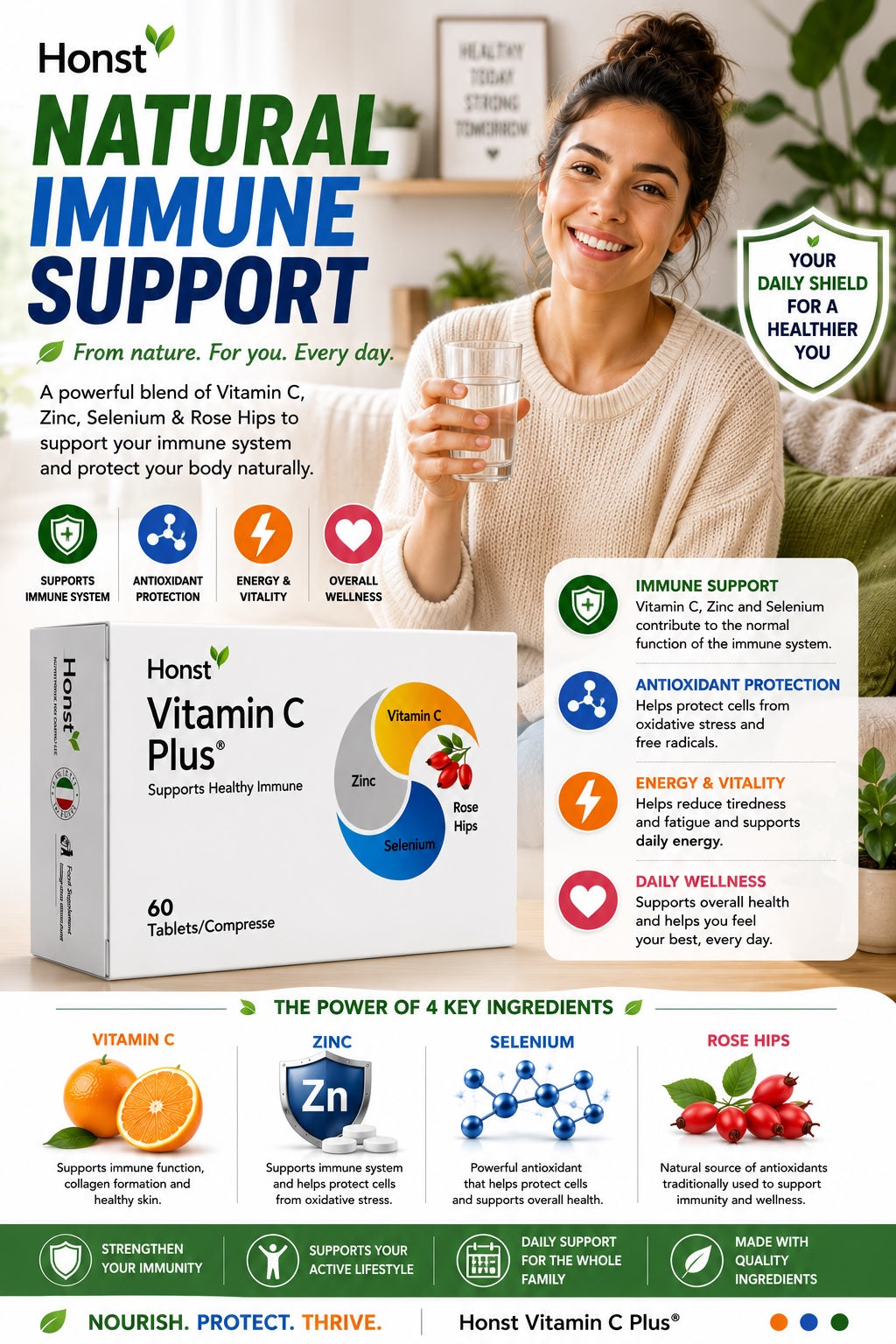 Vitamin C Plus, Immunity support | 60 tab